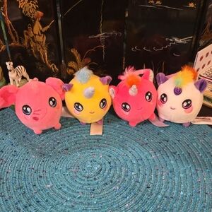 Adorable Plush Unicorn and Piglet Toy Set